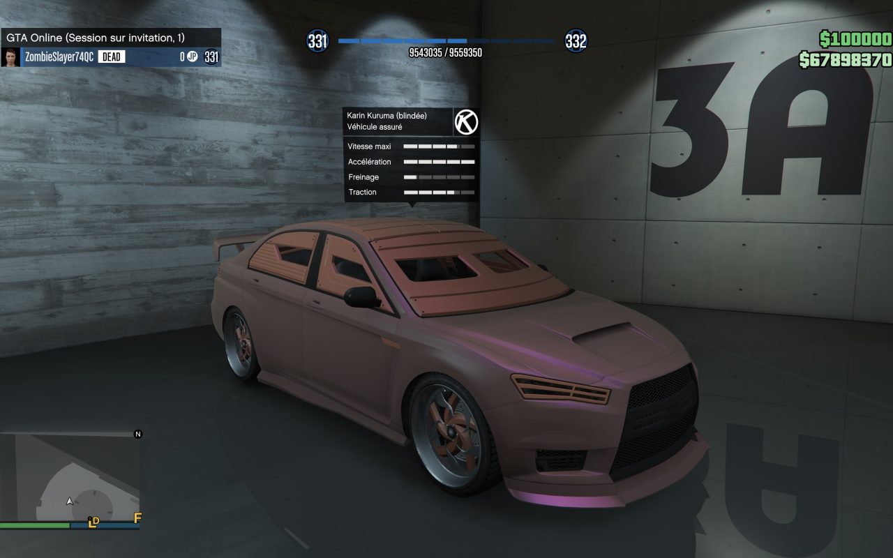 KURUMA (BLINDÉE)