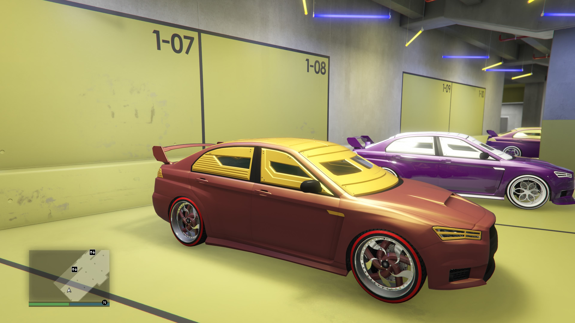 KURUMA BLINDÉE ROUGE JAUNE