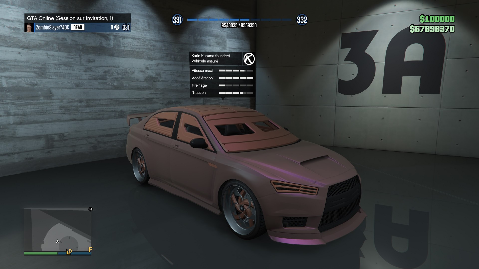 KURUMA (BLINDÉE)