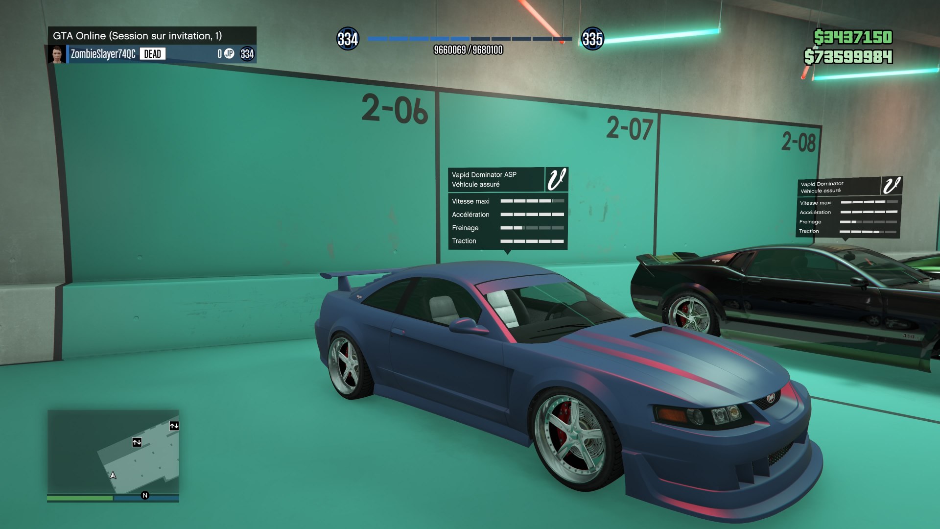 DOMINATOR ASP BLEUE