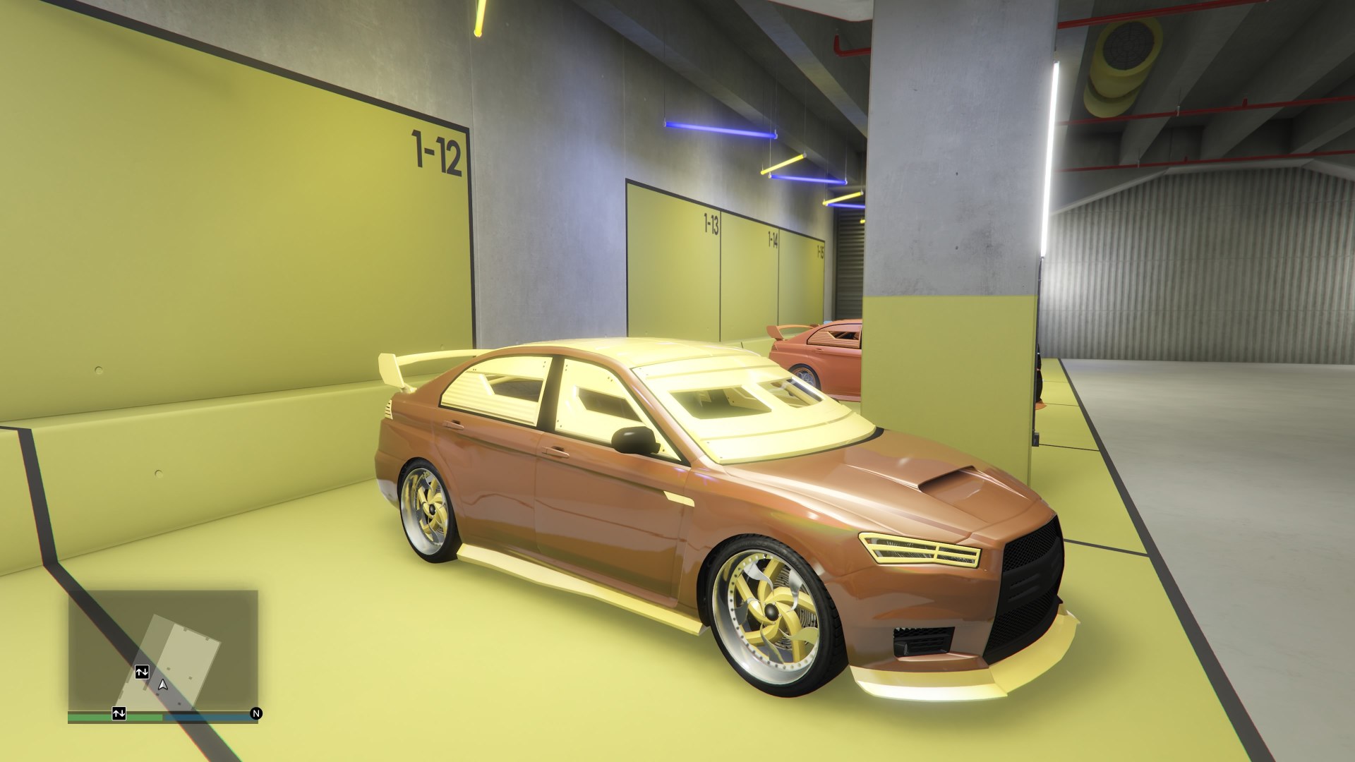 KURUMA BLINDÉE BRONZE JAUNE
