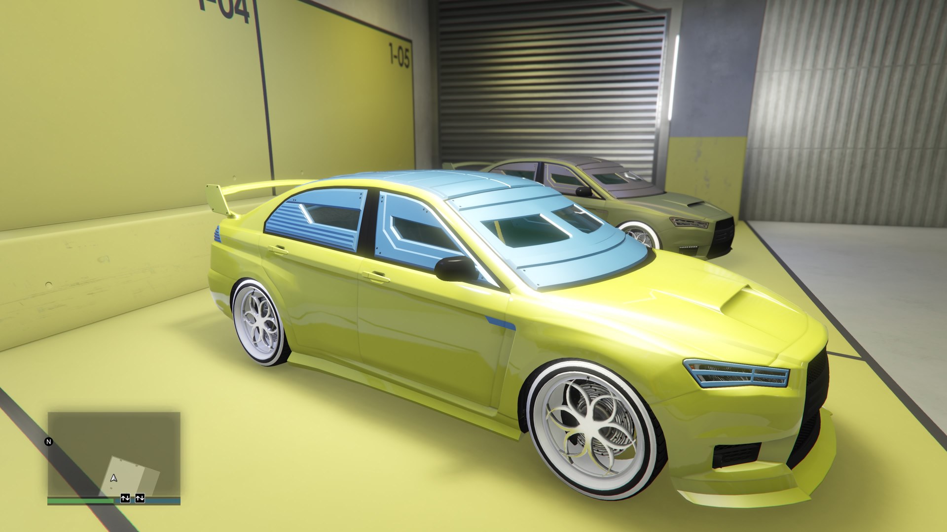 KURUMA BLINDÉE JAUNE BLEUE